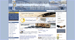 Desktop Screenshot of ordinedeimedicims.org